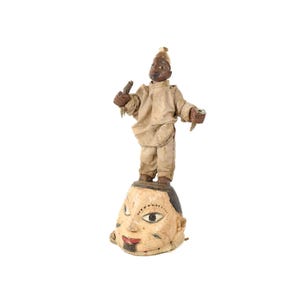 Yoruba Figural Gelede Mask Nigeria