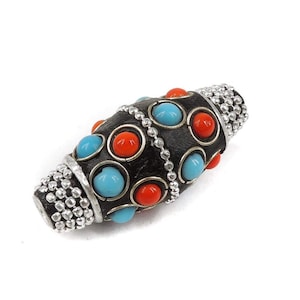 Large Loose Tibetan Metal Bead