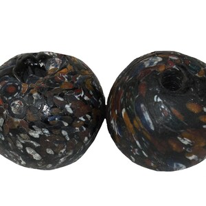 2 exemplaires de perles Jatim Java, collection Indonesia Cooper