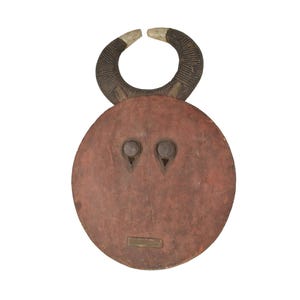 Baule Goli Horned Mask Kplekple Côte d&#39;Ivoire