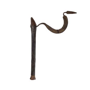 Kuba Iron Axe with Wood Handle Congo