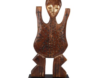 Lega Divination Figure on Custom Stand Congo