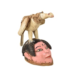 Yoruba Gelede Mask with Bird Nigeria