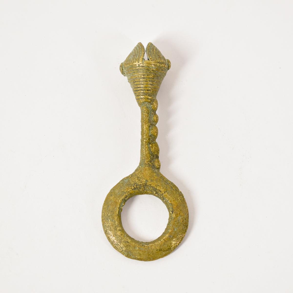 Yoruba Brass Bell Pendant Nigeria