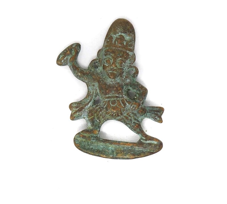 Tibetan Dorje Vajrapani Pendants Brass Loose 126370