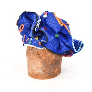 Xhosa Beaded Blue Hat South Africa