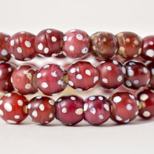 Venetian Skunk Red Trade Beads