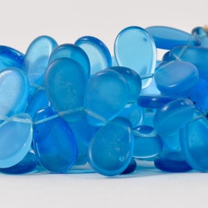 Wedding Blue Trade Beads 30 Inches