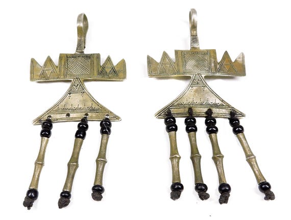 Tuareg Silver Earrings Mali