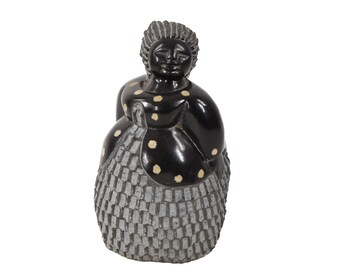 Shona Stone Woman Sculpture In The Style of Colleen Zimbabwe