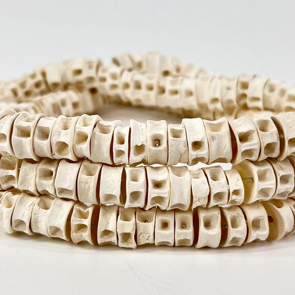 Fish Vertebrae Beads Long 46inch