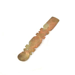 Asante Brass Gold Dust Spoon Ghana