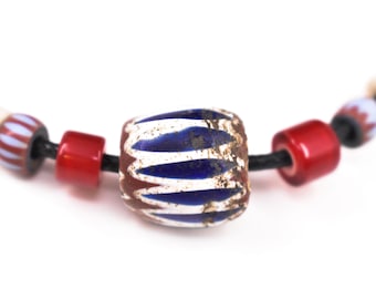 シェブロンビーズ大珠sh0002 6層シェブロンビーズ 大玉【Antique Venetian 6 Layer Chevron