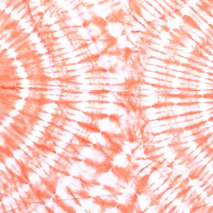 Orange Yoruba Tie-dyed Textile Nigeria 64x47 Inch