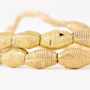 Baule Brass Hollow Beads Ghana