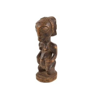 Luba Standing Figure Miniature 9 Inch Congo
