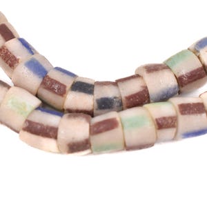 Krobo &quot;Recycled&quot; Powder Glass Beads Ericson Collection 32 Inch