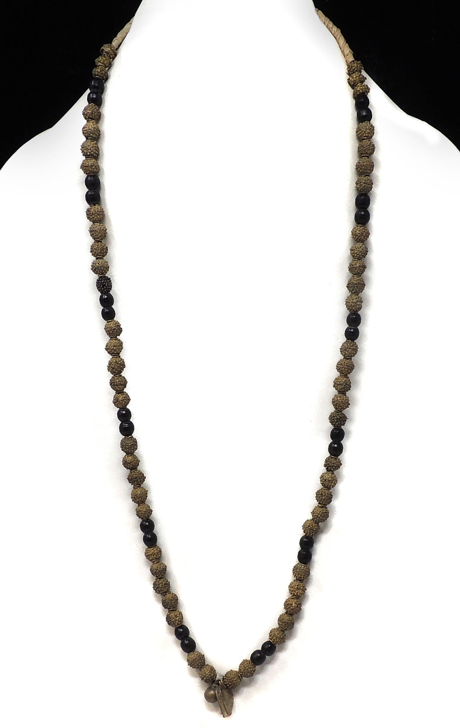 Yoruba Necklace Gilded Brass Beads Nigeria Africa 126321 Etsy