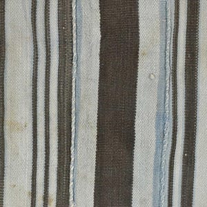 Baule Stripwoven Textile Côte d&#39;Ivoire 57x42 inch
