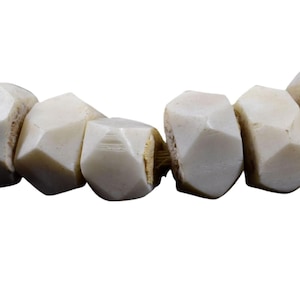 White Bone Trade Beads Kenya