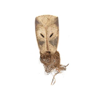 Lega Mask With Beard On Custom Base Congo