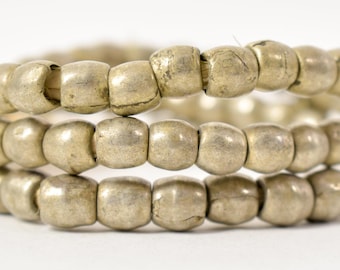 Silver Metal Trade Beads Ethiopia