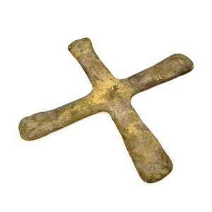 Katanga Cross Currency Copper Alloy Congo