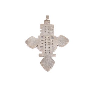 Silver Coptic Cross Pendant Ethiopia