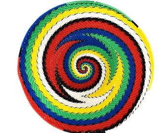 Zulu Telephone Wire Basket South Africa 8inch