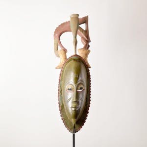 Guro Baule Portrait Mask Cote d&#39;Ivoire