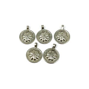 5 Ethiopian Silver Pendants