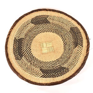 Tonga Binga Handwoven Basket Zimbabwe 20 Inch