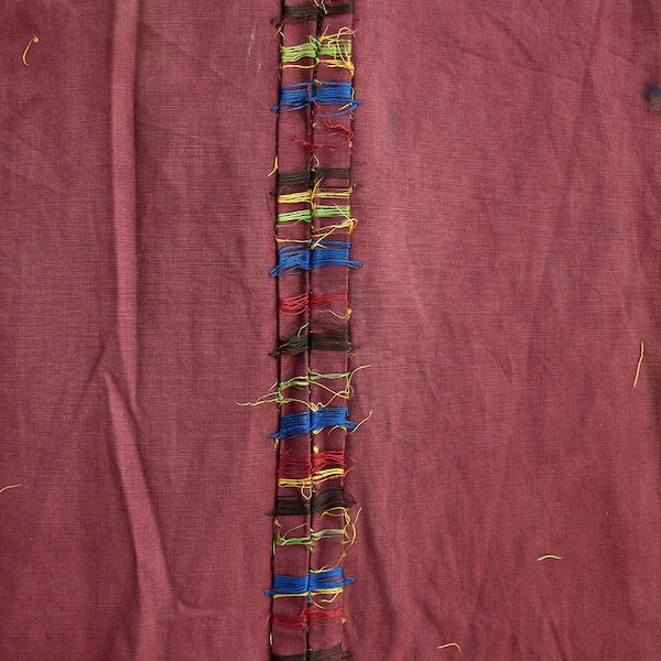 Asante Adinkra Unstamped Handwoven Textile Ghana 121x93 inch