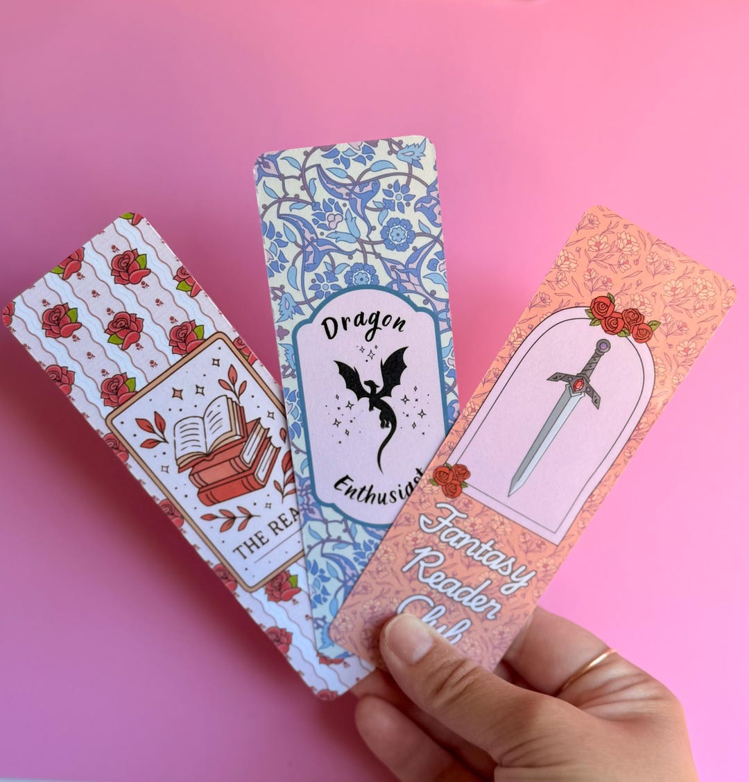 Romantasy Bookmark | Fantasy Reader | Reader Gift - Etsy