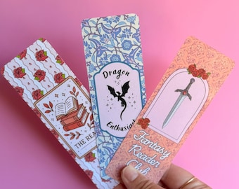 Segnalibro romantico / Lettore fantasy / Regalo per lettori