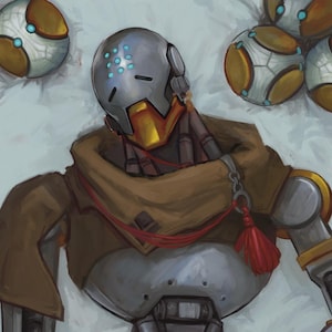 PRE-ORDER [until April 12th] Zenyatta Dakimakura/Body Pillow (Overwatch)
