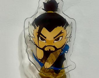 Wagging Tail Hanzo Overwatch Keychain