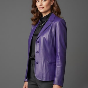 ladies purple dress jacket Women's Purple Velvet Jacket by StudioSuits