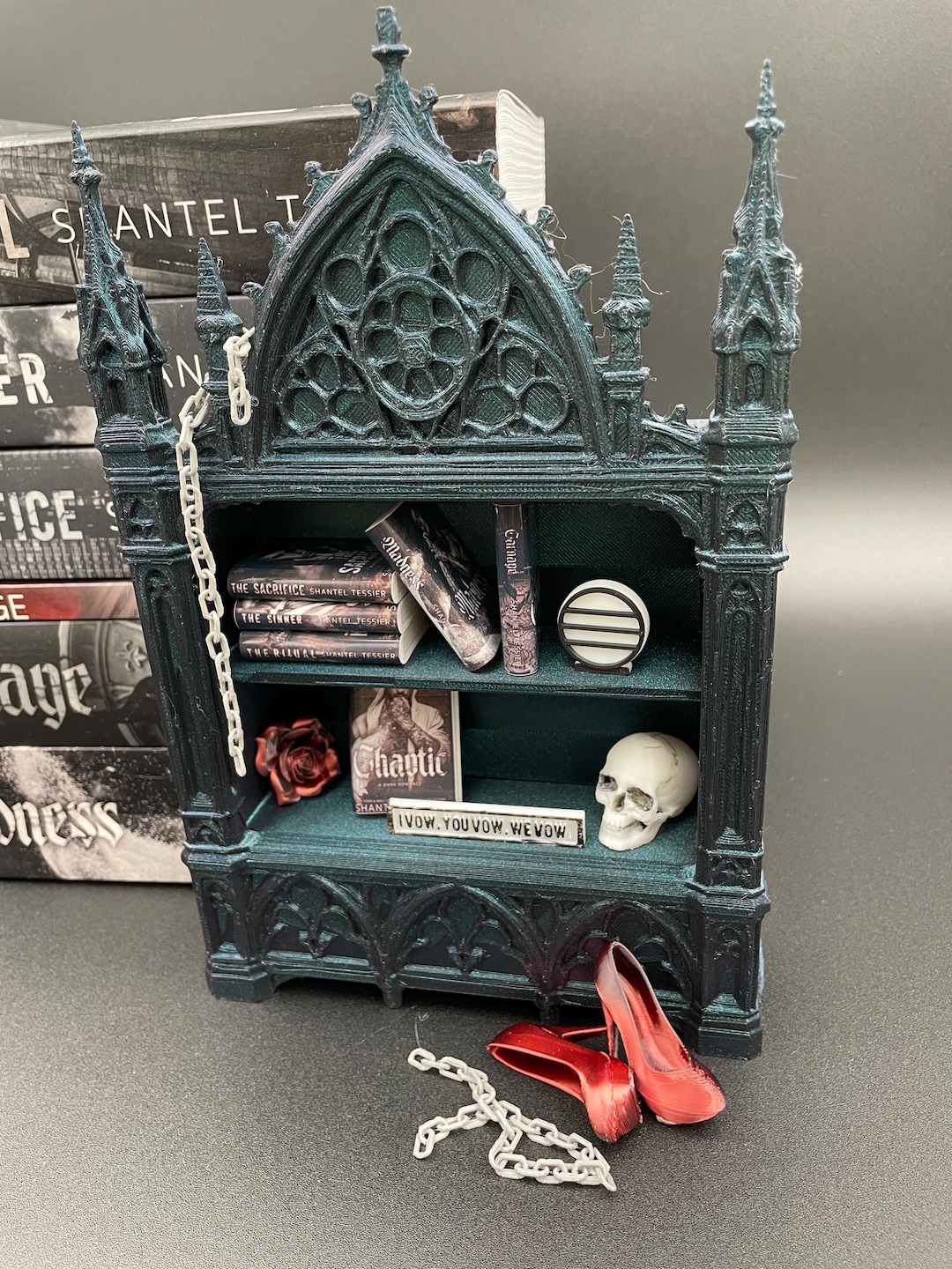 Gothic Cathedral Mini Book Nook: Dark Academia Shelf Decor - Etsy