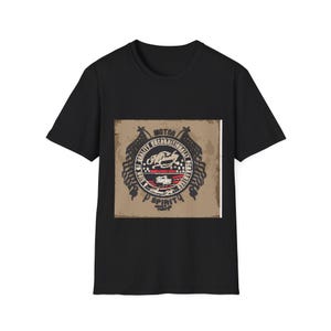 T-shirt graphique moto vintage, T-shirt unisexe, cadeau motard, tenues décontractées, chemise rétro pour motard, fête des pères, style estival