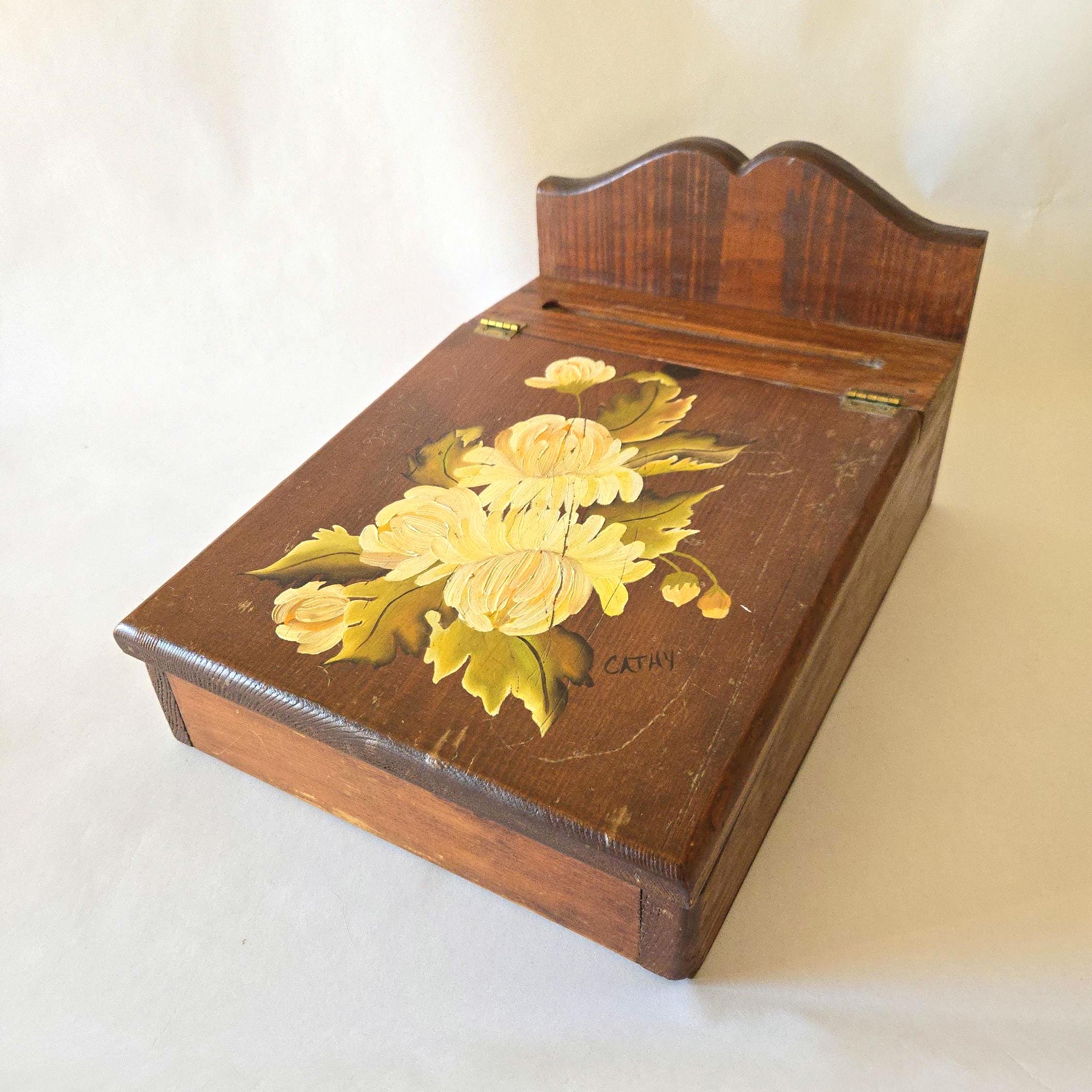 Vintage Letter Storage Box - Etsy