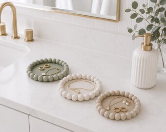 Beaded 3D printed Jewelry Tray - Bubble Tray - Modern Tray - Home Decor - 3D Print Home Decor - Home Decor - Soap Trays - Kitchen Decor