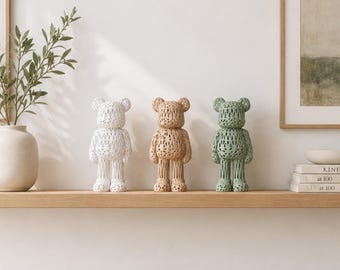 Brick Bear 3D Print - Bear Brick Print - 3D Bear - 3D Bear Brick Kaws - Kaws Doll - Bear Kaws
