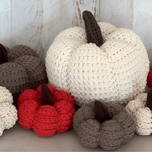 Pumpkin Crochet Pattern PDF, Halloween Crochet Tutorial, DIY Fall Pumpkin Decor, Easy Amigurumi Halloween Craft