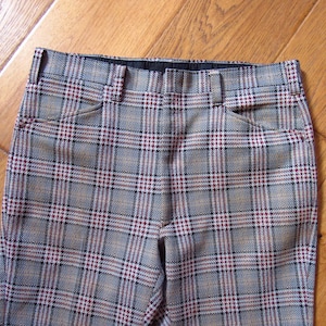 70s Plaid Pants - Etsy