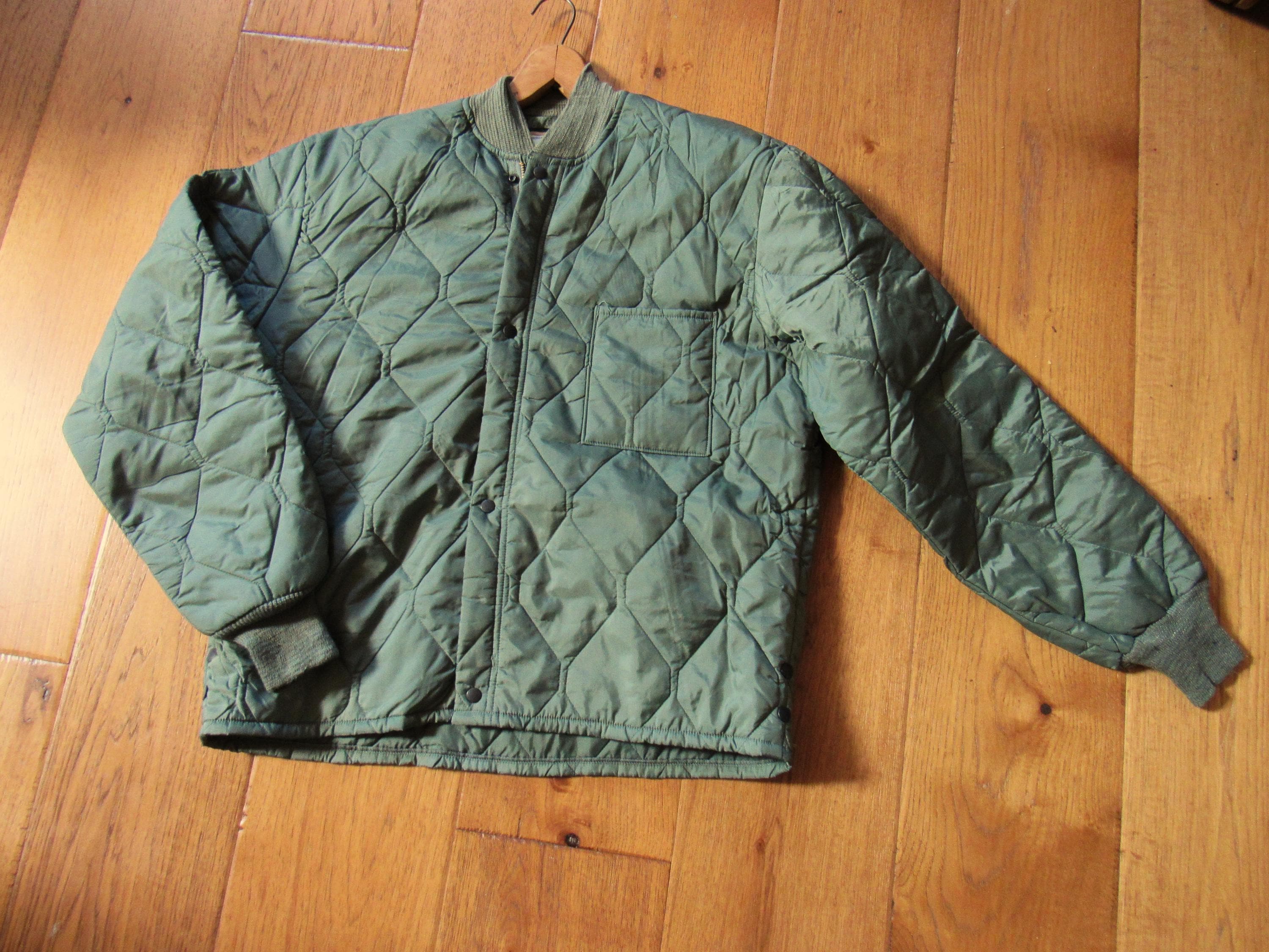 【ビンテージ　サイズXL】CWU-9Pジャケット Vintage USAF CWU-9/P Quilted Flyers Jacket Liner US Airforce