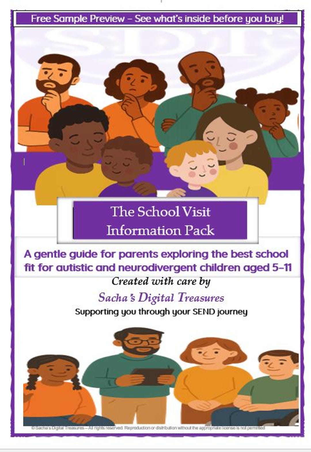 School Visit Information Pack | SEND Support | Autism ADHD Printable ...