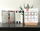 2027 Graphic Desk Calendar: Bright & Colorful Designs