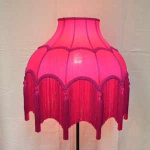 Lampshade Pink Lampshade Table Lampshade Victorian Lampshade Floor Lampshade/Silk Lampshade/vintage Lampshade/pendant Lampshade/shade
