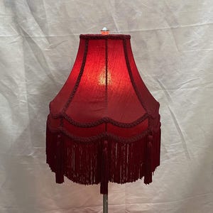 Lampshade burgundy lampshade table lampshade victorian lampshade floor lampshade silk lampshade vintage lampshade pendant lampshade shade